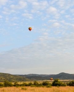 Hot air balloons