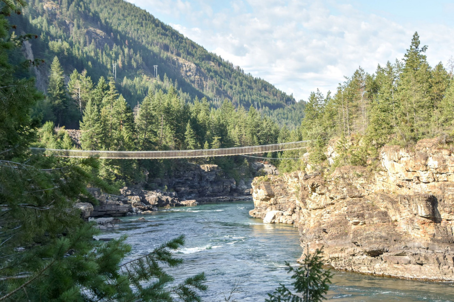 Kootenai Falls and Swinging Bridge - Steph Purk