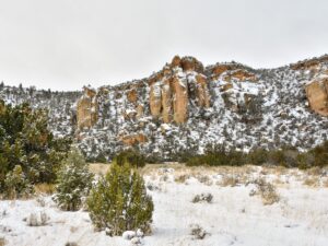 Sandstone wall at El Malpais National Monument