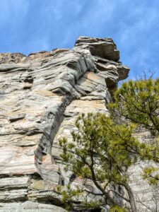 Rock layers of Big Pinnacle