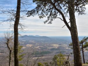 Sauratown Mountains from Pilot Knob Trail