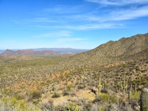 View from near the top of Sendero-Esperanza