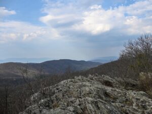 Frazier Discovery Trail rock outcrop