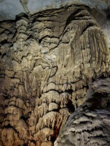 Flowstone in Cathedral Caverns State Park
