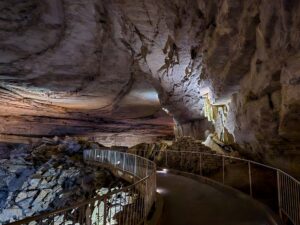 Cathedral Caverns walkway
